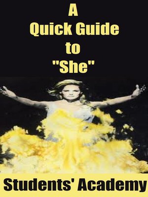 cover image of A Quick Guide to "She"